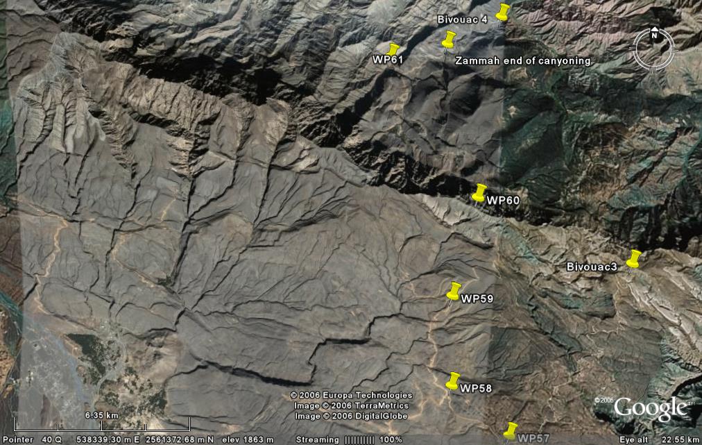 Gerard Fusil Oman Adventure Race route Day 3